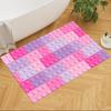 Colorful Building Blocks Pattern Non-Slip Home Carpet Design for Office Decor Living Room Bedroom Gift