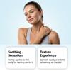 50g Triple-Action Massage Gel with Roller Ball for Body Care on Shoulder Knee Hip Foot, Lightweight Texture