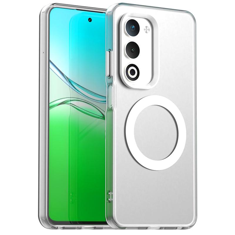 Прозрачный чехол с беспроводной зарядкой и магнитной адсорбцией для Oppo A5 5G Чехол для телефона для Oppo A5 Чехол для Oppo A5 A5m 6,67 дюйма