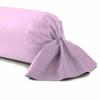 Bolster Cover - HOMEROKK - 45x135 Cm - 100% Cotton - Pink - Durable Fabric