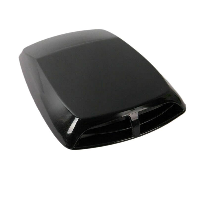 Universal Black ABS Car Decorative Air Flow Intake Hood Scoop Vent Bonnet Cover