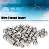 50Pcs Wire Thread Insert Sleeve Bushing Screw Protective Coil Screw Repair Nut Kit M10 x 1.5