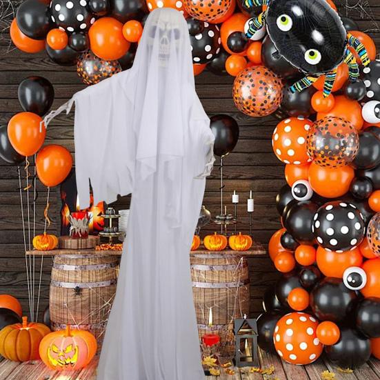 Halloween Ornament Scary Ghost Figure Operated Halloween with Sound Battery Bride Skeleton Decoration Creepy