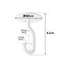 Yamazaki Tower Planter Hook Compatible with 6 x 6 x x D x Includes Drywall (10227), Ceiling-Mountable, Drywall, White, 8.2cm (W H), Tweezers.