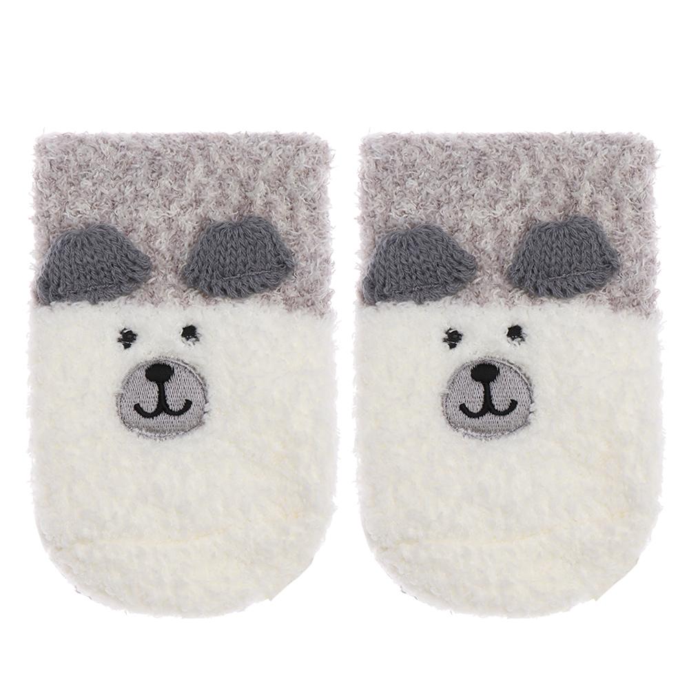 Теплые носки с рисунком животных 3D пушистые коралловые носки для носков рождественские подарочные носки с коробкой