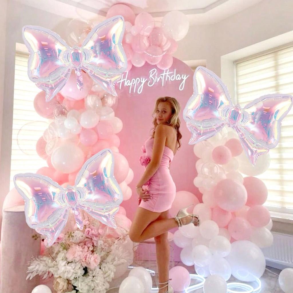 1 шт/3 шт радужные прозрачные банты-шарики, свадьба, определение пола ребенка, вечеринка по случаю рождения ребенка, день святого Валентина, годовщина,