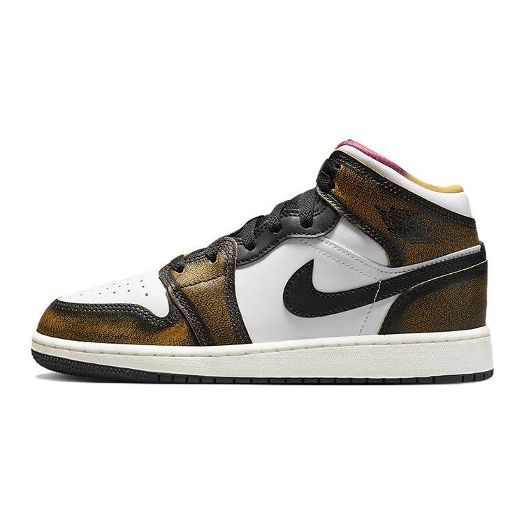 Jordan 1 Mid SE Оранжевый Стирающийся GS DQ8418-071