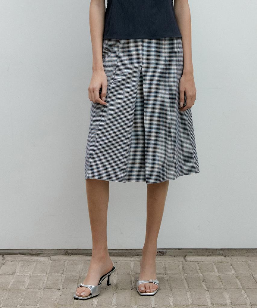 Оtte Glam Check Sk_Navy