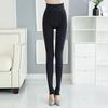 Women's Winter Solid ColorThick Velvet Warm Leggings Tight Elastic High Waist Pants