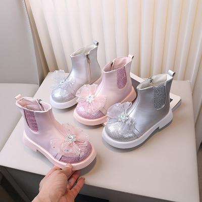 Новые детские ботинки на мягкой подошве, кожаные туфли