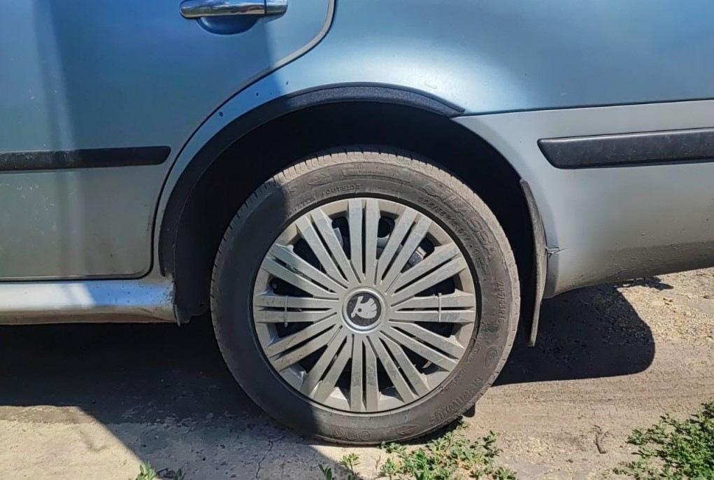 Накладки на арки (4 шт, черные) ABS пластик для Skoda Octavia I Tour A4 1996-2010