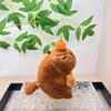 Soft Super Capybara Plush Doll With Pull Tail For Fun Keychain And Decoration Bag