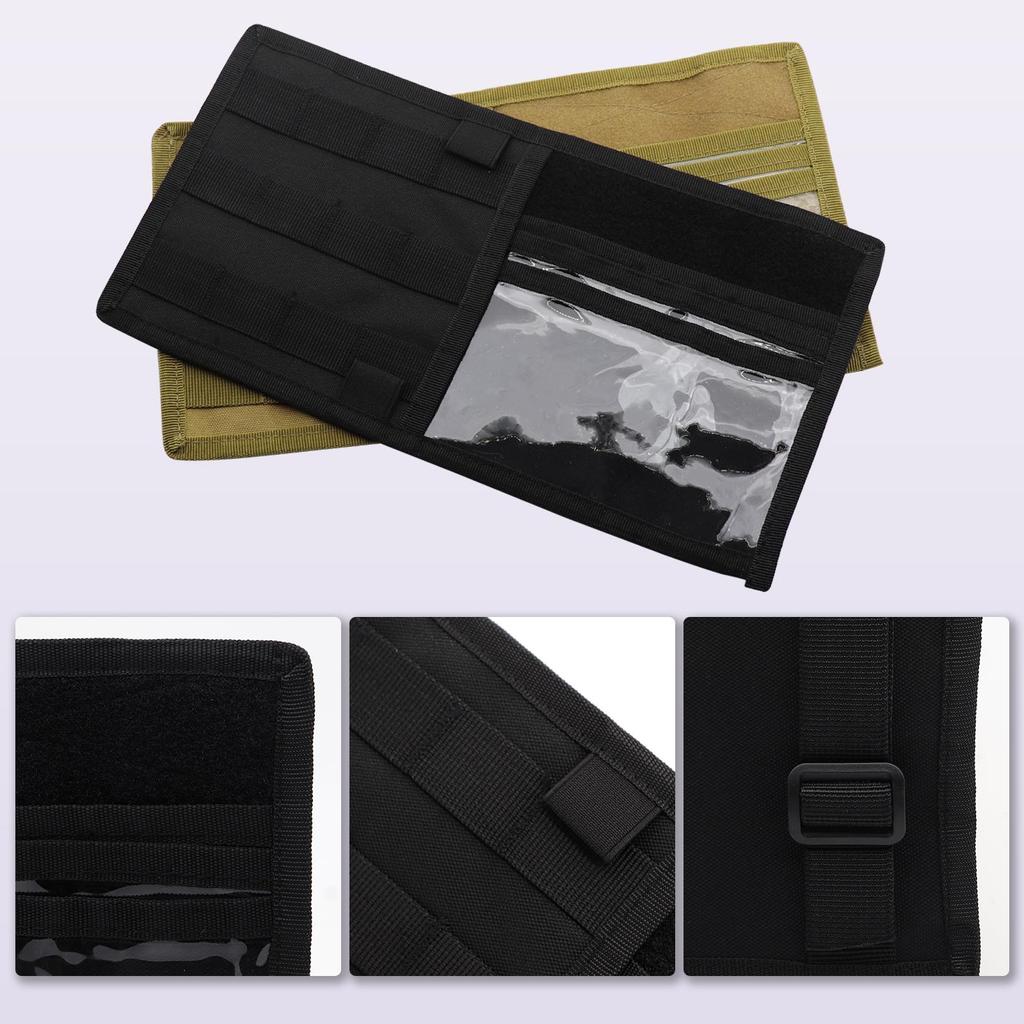 Universal Tactical Car Sun Visor MOLLE Vehicle Truck Pouch CD Card Pen Map Multi-pocket Storage Organizer Bag Holder