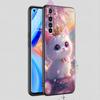 Чехол с ярким дизайном кошки для Realme C67 C63 C55 C53 C35 C25 C21 GT 2 3 5 6 10 11 12 13 Pro Plus 5G Мягкий ТПУ чехол для телефона Fundas