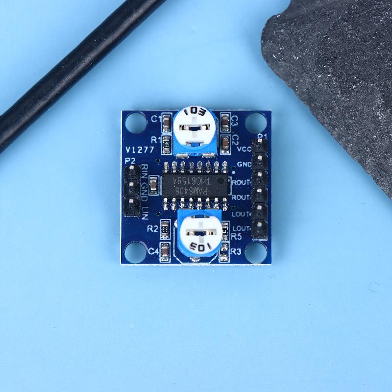 1/3Pcs 5Wx2 Pam8406 Digital Amplifier Module Board D Amplifier Board Stereo Audio Module With Volume Potentiometer