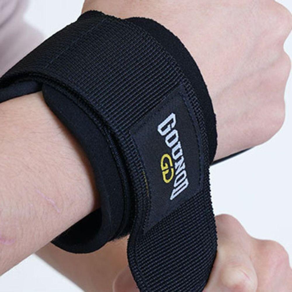 1 pair Pull-up Auxiliary Power Wrist Guard Non-Slip Steel Hook Grips Strap Gym