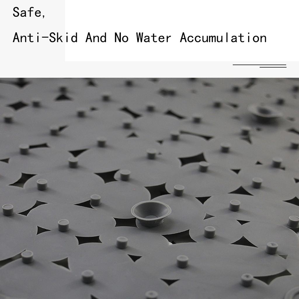 Hydrophobic Waterproof Bathroom Splicing Home Supplies Plastic Non-slip Mat Bath Mat Pad Carpet