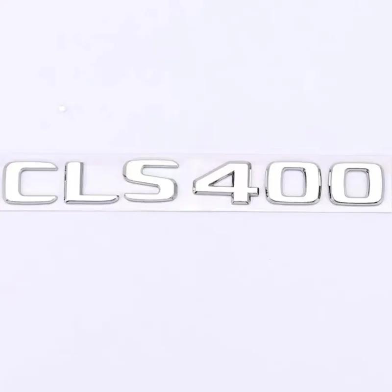 AASV1 3D gloss black silver ABS Fit for Mercedes-Benz new letter CLS260 CLS300 CLS320 CLS350 CLS400 digital sticker rear badge