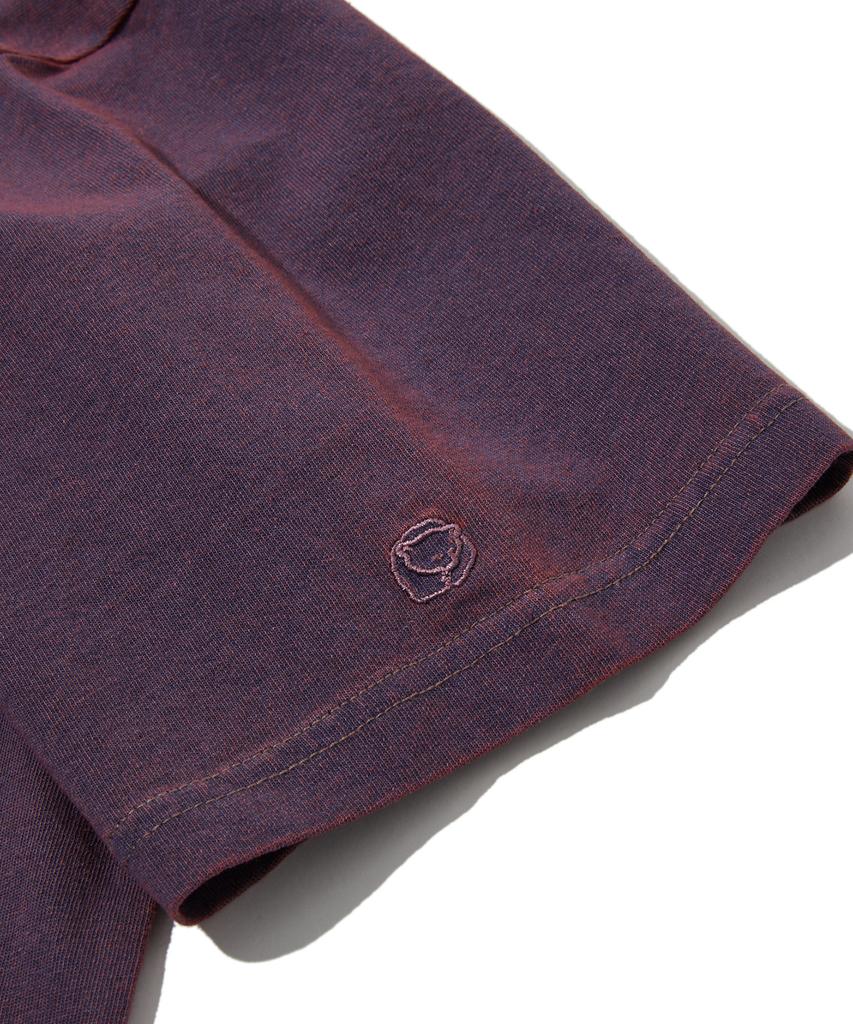PENFIELD Синий Однотонный Стирка Винтажное Искусство Короткий Рукав Футболка Красный_Fs2Kt16U