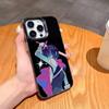 Игровой чехол для телефона D-Deltarune Kris для iPhone17 16 15 14 13 12 Pro Max Серый Черный Матовый Лазерный Металлик Аврора Funda