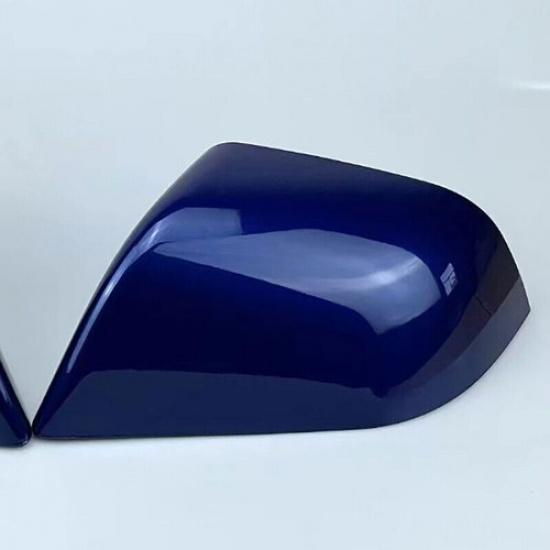 Left Blue Rear View Side Mirror Cover Skull Cap LH For Tesla Model Y 1495593