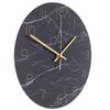 Wall Clock Nordic Decorative Marble Printing Mute Round Hanging Clock Home Decoration