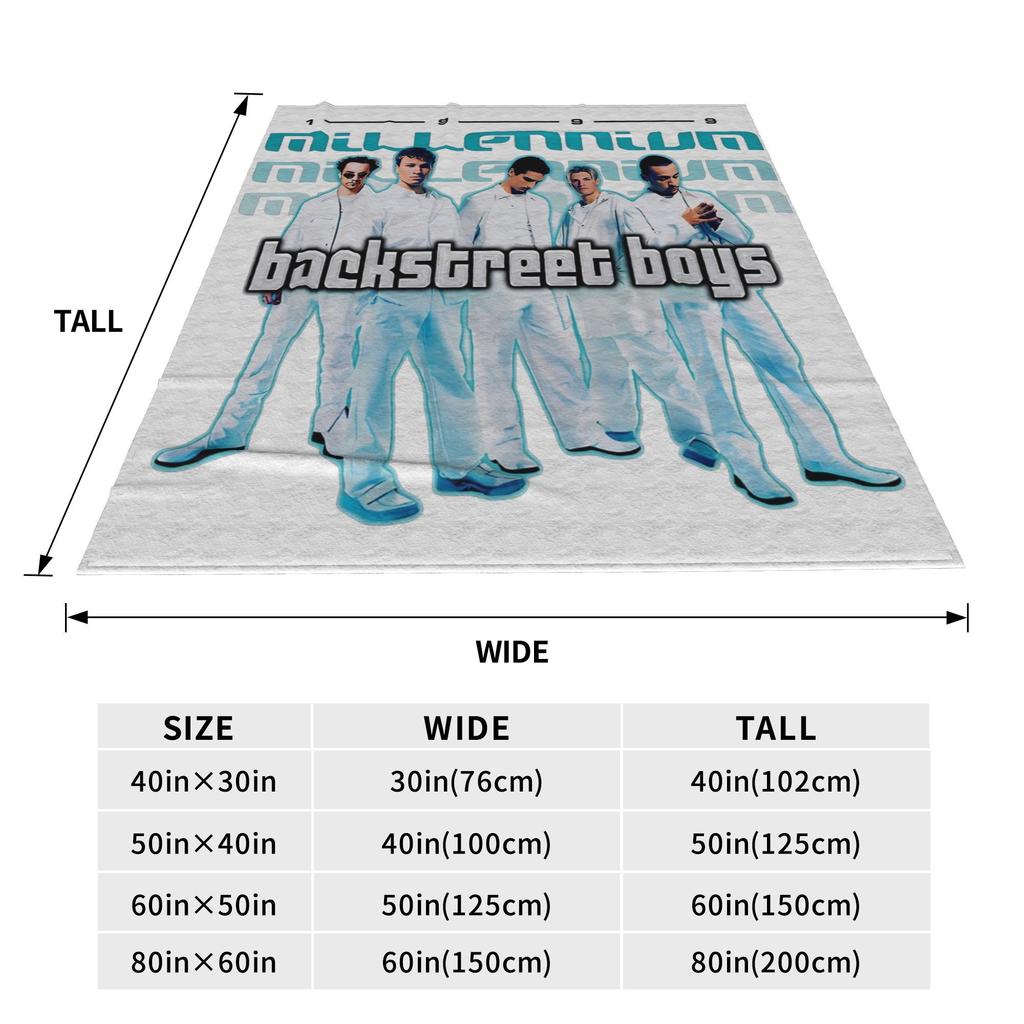 Backstreet Boys Into The Millennium Tour 2025 Blanket Ultra Soft  Throw Blankets for Couch 50x60 Inch Multi-size Bedspread