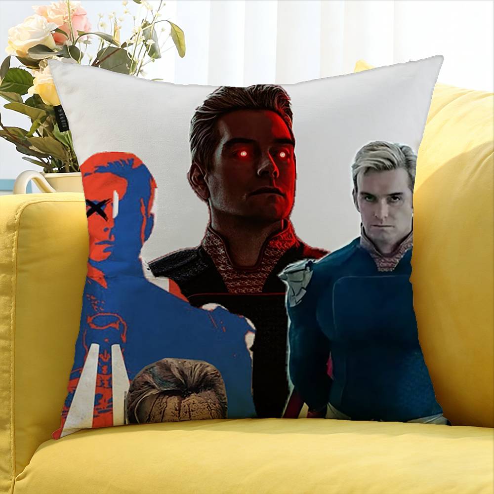 Homelander The Boys Various Sizes Square Pillow Case For Car Home Bedchamber Decor