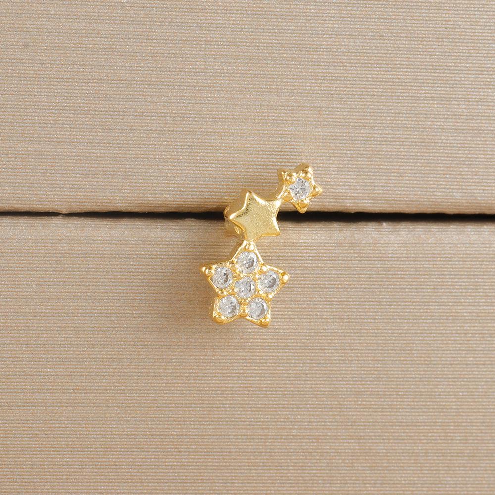 Pearl Flower Bee Zircon Earrings with Stainless Steel Needle