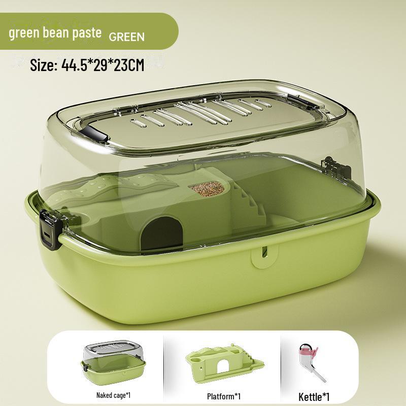 Акриловый замок-клетка для хомяков с прозрачным окном - для помещений, полный комплект