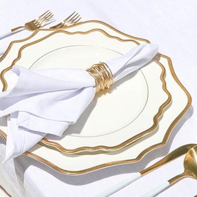 Набор керамических тарелок разных размеров в скандинавском стиле Пномпень Белый Подсолнух Ресторан Свадьба Домашнее хозяйство Костяной фарфор Западное блюдо для стейка салата