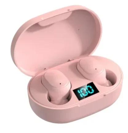 Xiaomi E6S TWS Earphones Wireless Bluetooth V5.1 Headset Noise Cancelling Headsets with Mic Sports Headphones For iPhone Xiaomi Redmi