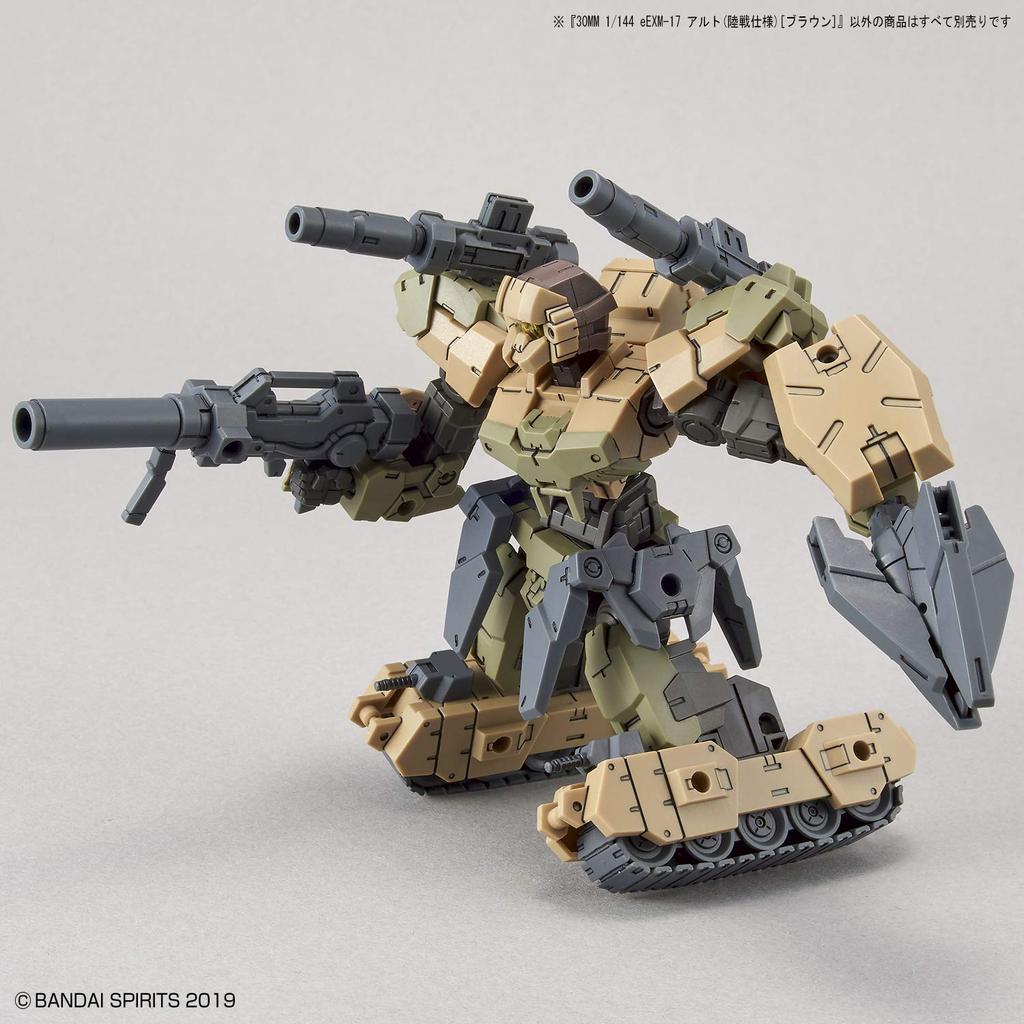 BANDAI SPIRITS 30 мм eEXM-17 Альт (Характеристики сухопутного боя) [Коричневый] Пластиковая модель в масштабе 1/144 с цветовой кодировкой