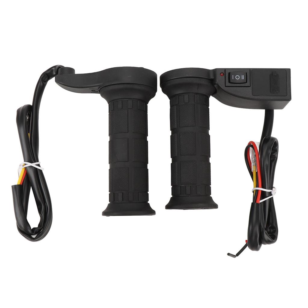 12V 22mm Motorcycle Heated Handlebar with Voltage Display USB Output Adjustable High Low Temp Electr