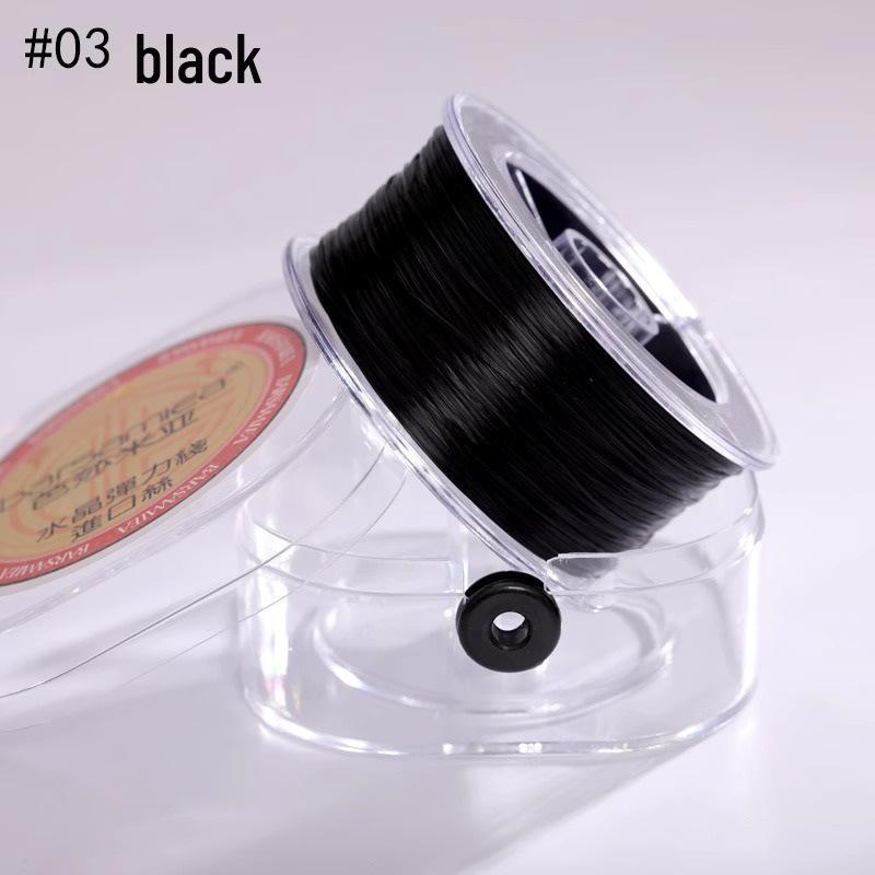 Импортный японский эластичный шнур для браслетов - Прочная резиновая леска для нанизывания хрустальных бусин Вэньвань