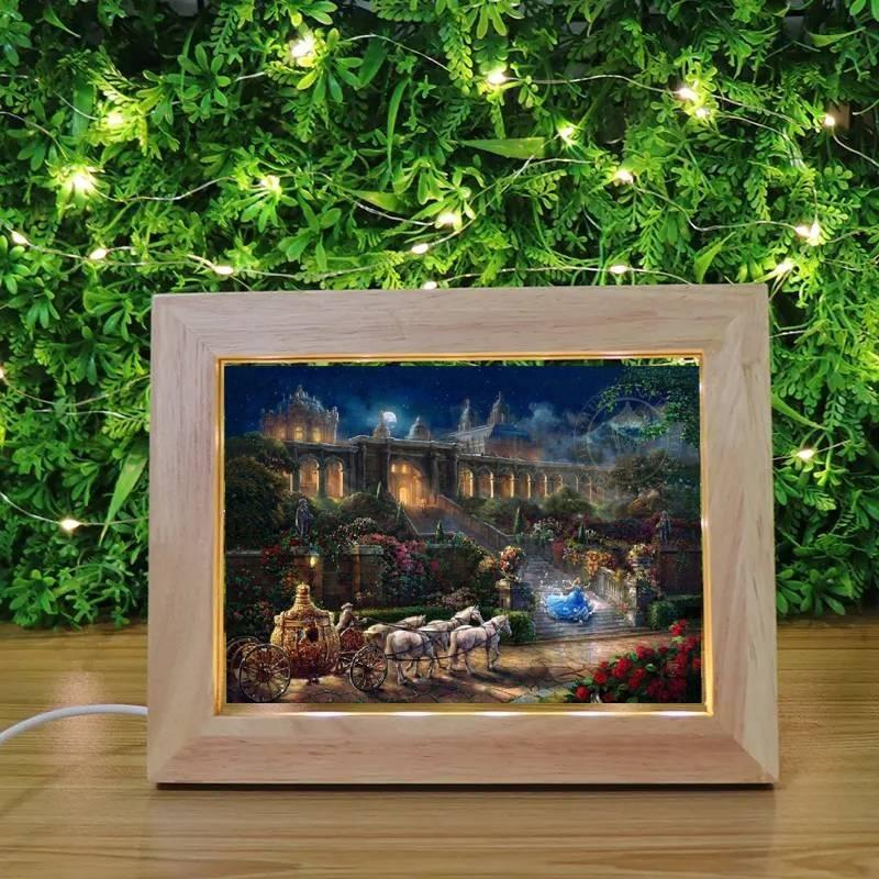 Холст Принцесса Русалка Настенное Искусство Современная Сказка Декор Детской Комнаты Живопись