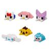 Kawada Nano Block Мини Нано Персонажи Sanrio Том 3 Funyumaru NBMC_93S 1 Коробка 6 Штук 6 Типов