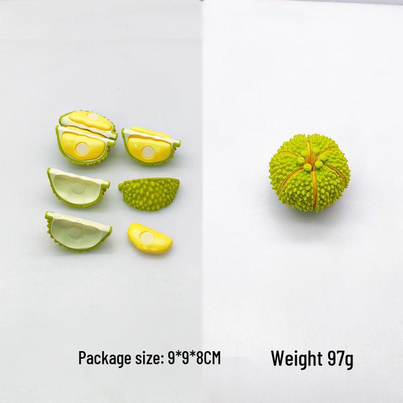 Kids' Kitchen Fruit & Veggie Chopper Toy Set for Girls - Peeling & Role-Play Fun with Durian