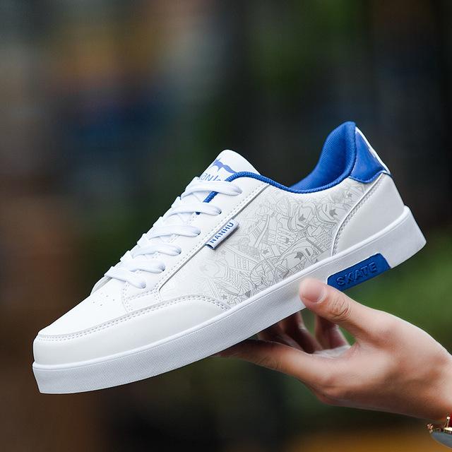 Высокое Качество Мужские Кроссовки Повседневные Распродажа Весна Осень Красные Белые Кроссовки Мужские Повседневные Дышащие Спортивная Обувь Мужская Мода