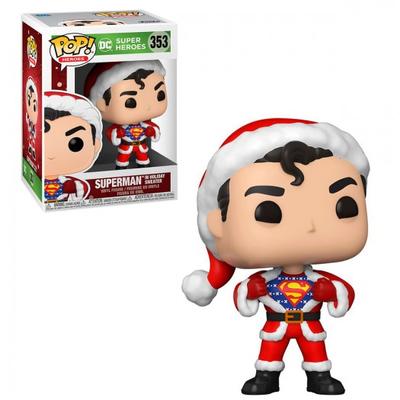 Funko Поп! Герои DC: DC Holiday - Супермен в свитере, виниловая фигурка
