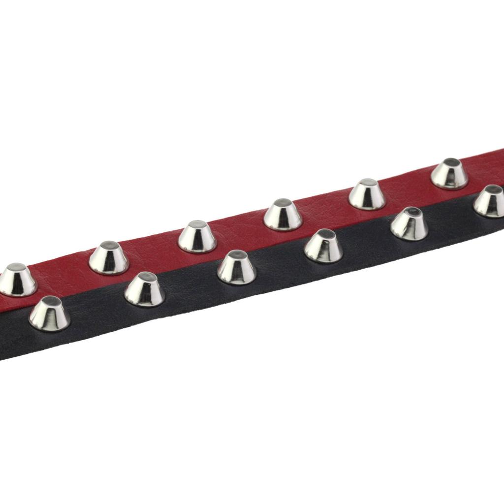 Goth Studded Choker Necklace Collar For Women Grunge Punk Leather Chocker Rave Festival Accessories