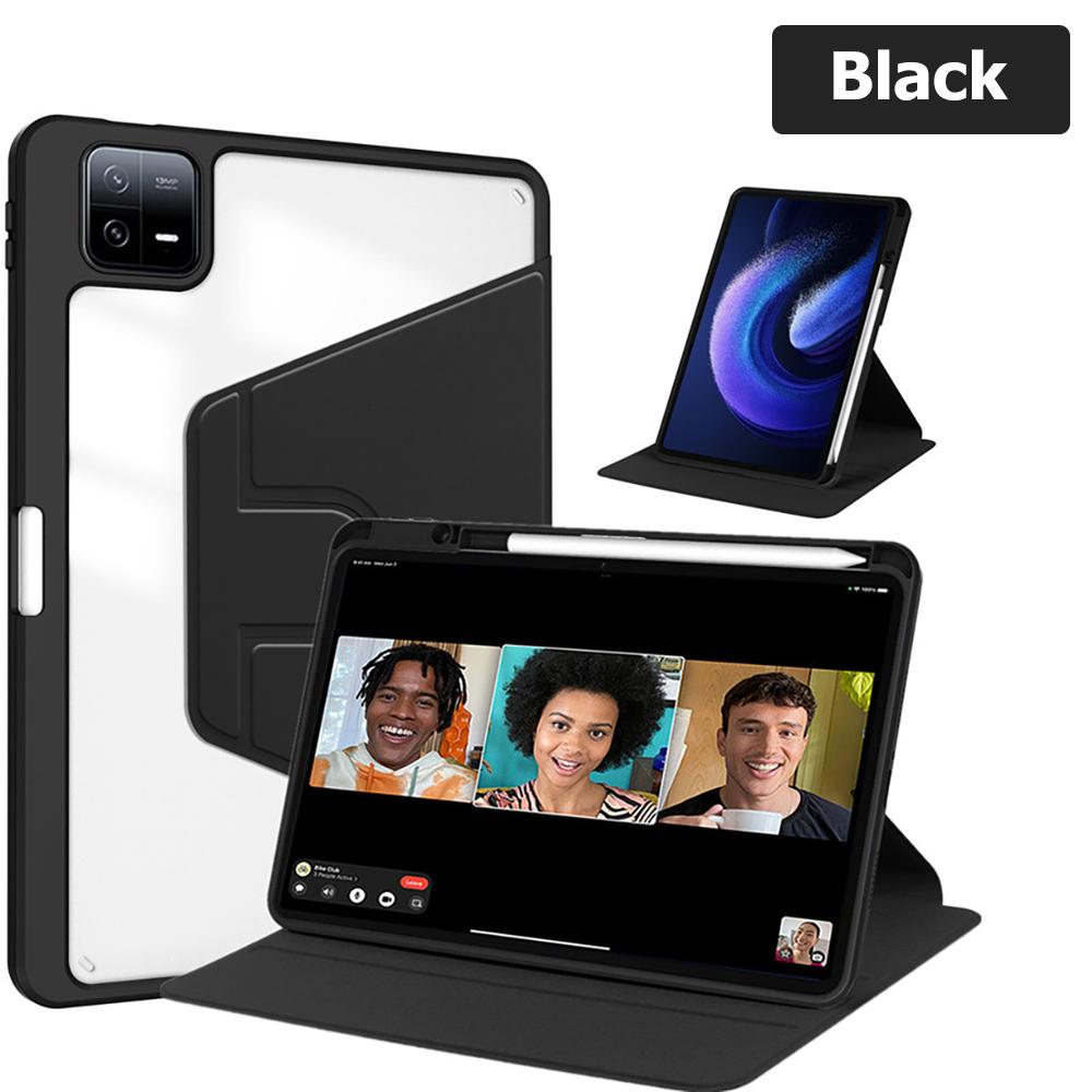 360° Rotation Smart Case For Redmi Pad SE 11 2 11 Funda Rotation Cover Xiaomi Mipad 6 5 11 7 7s PRO 11.2 12.5 6s 12.4 Max 12.1