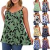 Women's Casual Plus Size Vest With Adjustable Shoulder Straps, V-Neck Sleeveless Camisole Top
