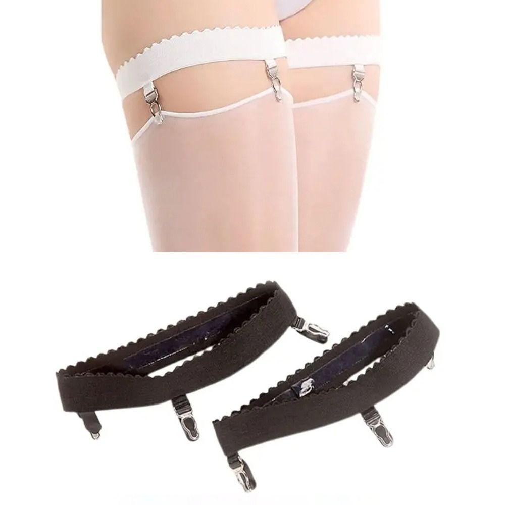 1Pair Ring Thigh High Leg Garter Belt Elastic Stocking Suspenders Sexy Garter Belt Women