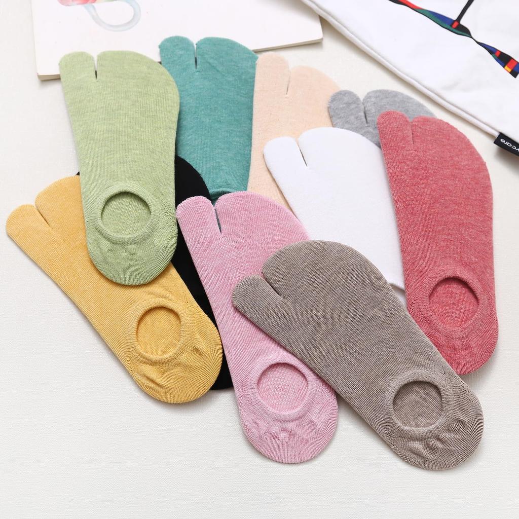 Набор носков-таби из 5 удобных спортивных носков для всех размеров. Милые носки Ech.Apr Женские носки, 5 пар, Разные цвета, Носки, Женщины, Дышащие,