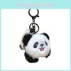 Wearing Carrying Bamboo Glasses Panda Aromatherapy Plush Keychain Bag Pendant