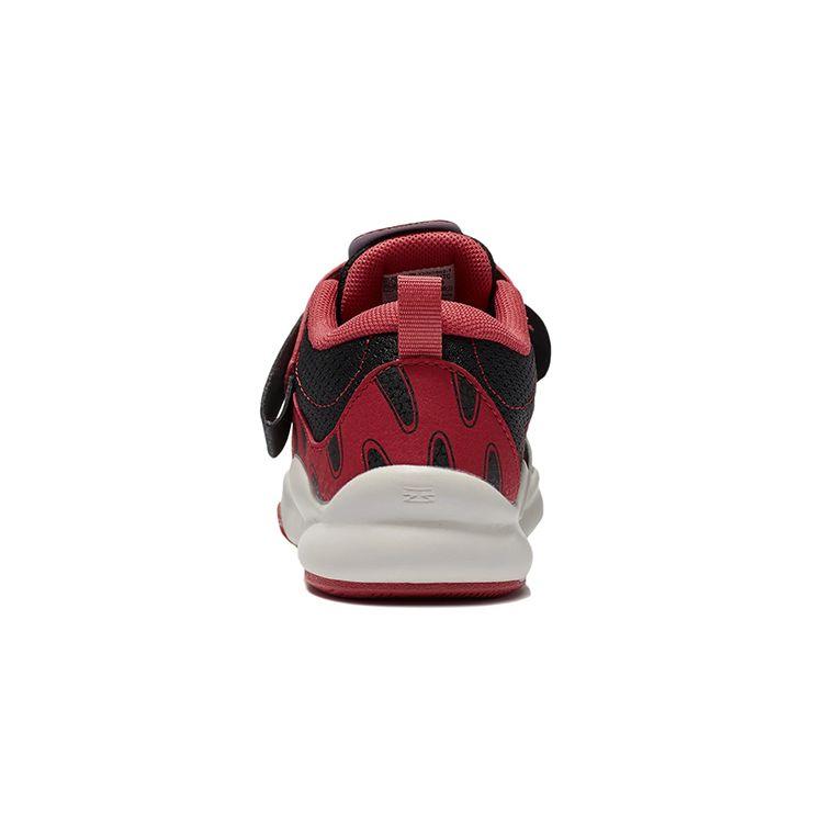 Li Ning Kids Tiger Power Sports нескользящая амортизирующая износостойкая повседневная обувь детская повседневная обувь черный красный YKNS002-1
