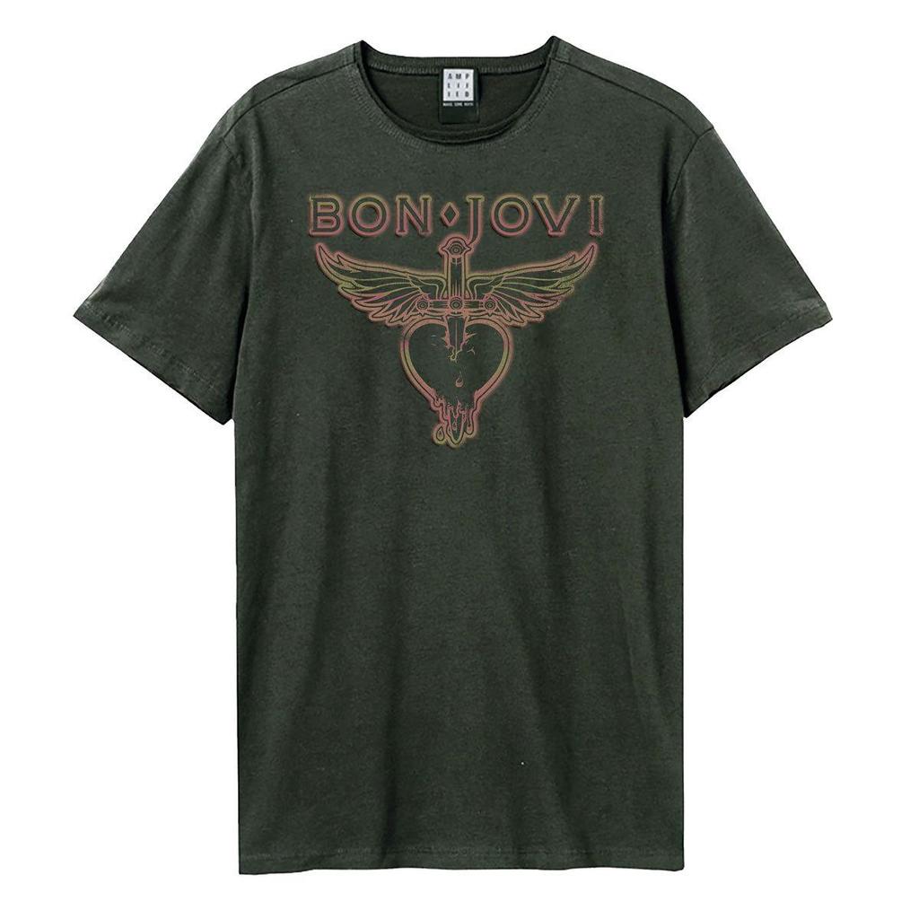 Amplified Футболка унисекс для взрослых Hold On Bon Jovi
