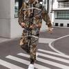 Men's 3D Digital Print Hip-Hop Hoodie & Sweatpants Set - Autumn/Winter Fashion