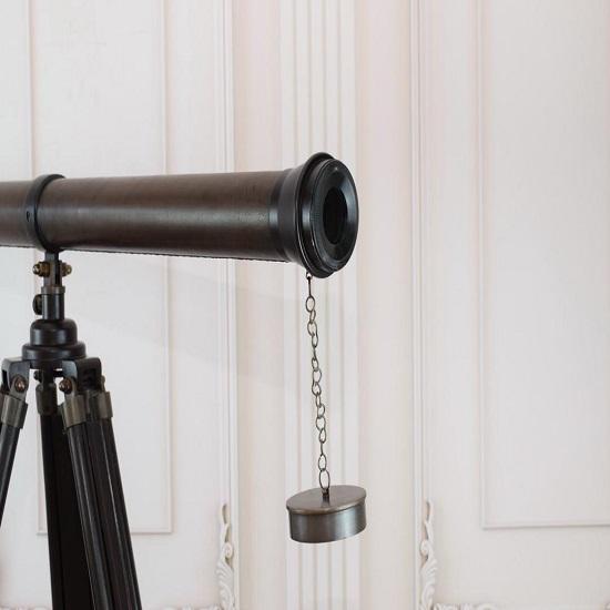 Удивительный Штатив Латунный Телескоп Дерево и Латунь Элегантный Декор для Дома и Офиса Подарок